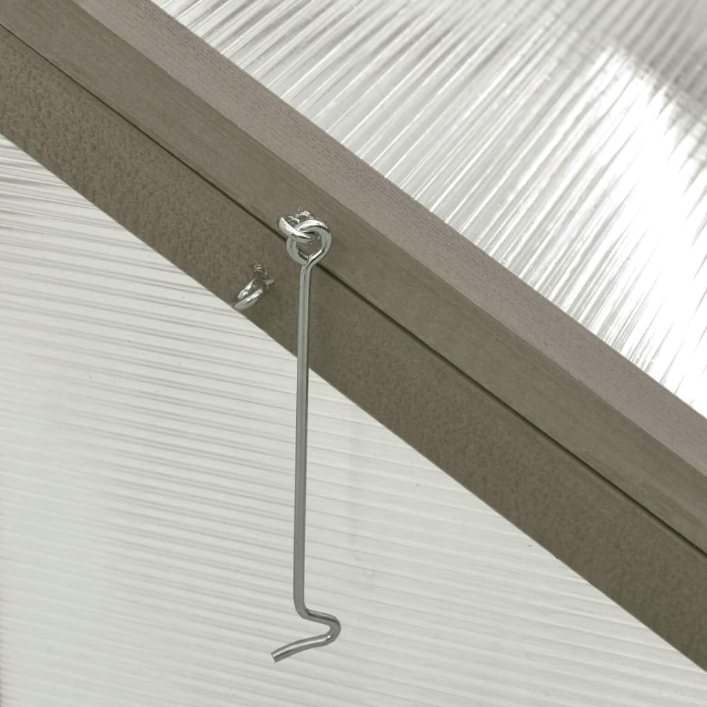 Solid Firwood Garden Portable Wooden Greenhouse, Raised Flower Planter with Open Bottom, Mini Greenhouse Cabinet for Outdoor Indoor Use 39.4"x25.6"x15.7"/Gray