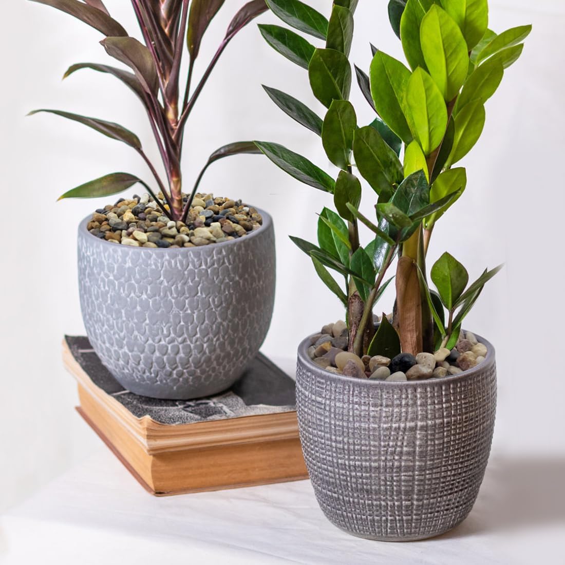 10lbs Natural River Rocks for Plants, 3/8" Aquarium Gravel Decorative Polished Mixed Pebbles for Fish Tank, Gardening, Flower Pots, Vase Fillers, Indoor Water Fountains, Landscaping