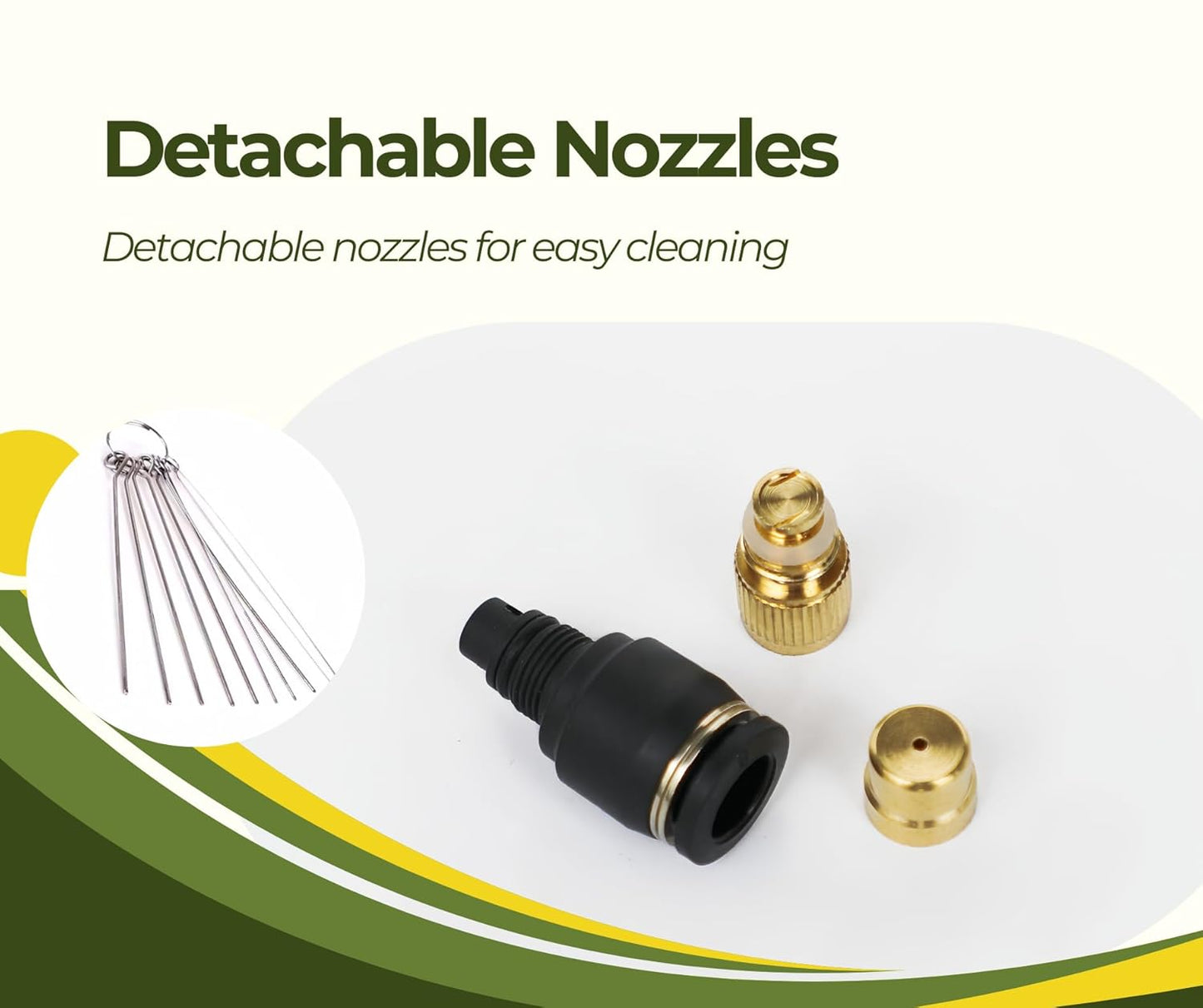 10pk Brass Misting Nozzles Tee 8 inch 360 Degree Adjustable Copper Sprayer, Compatible with1/4 trubing Hose Watering Plant Drip Irrigation Pneumatic Fittings Connection for Watering Garden(10pk)