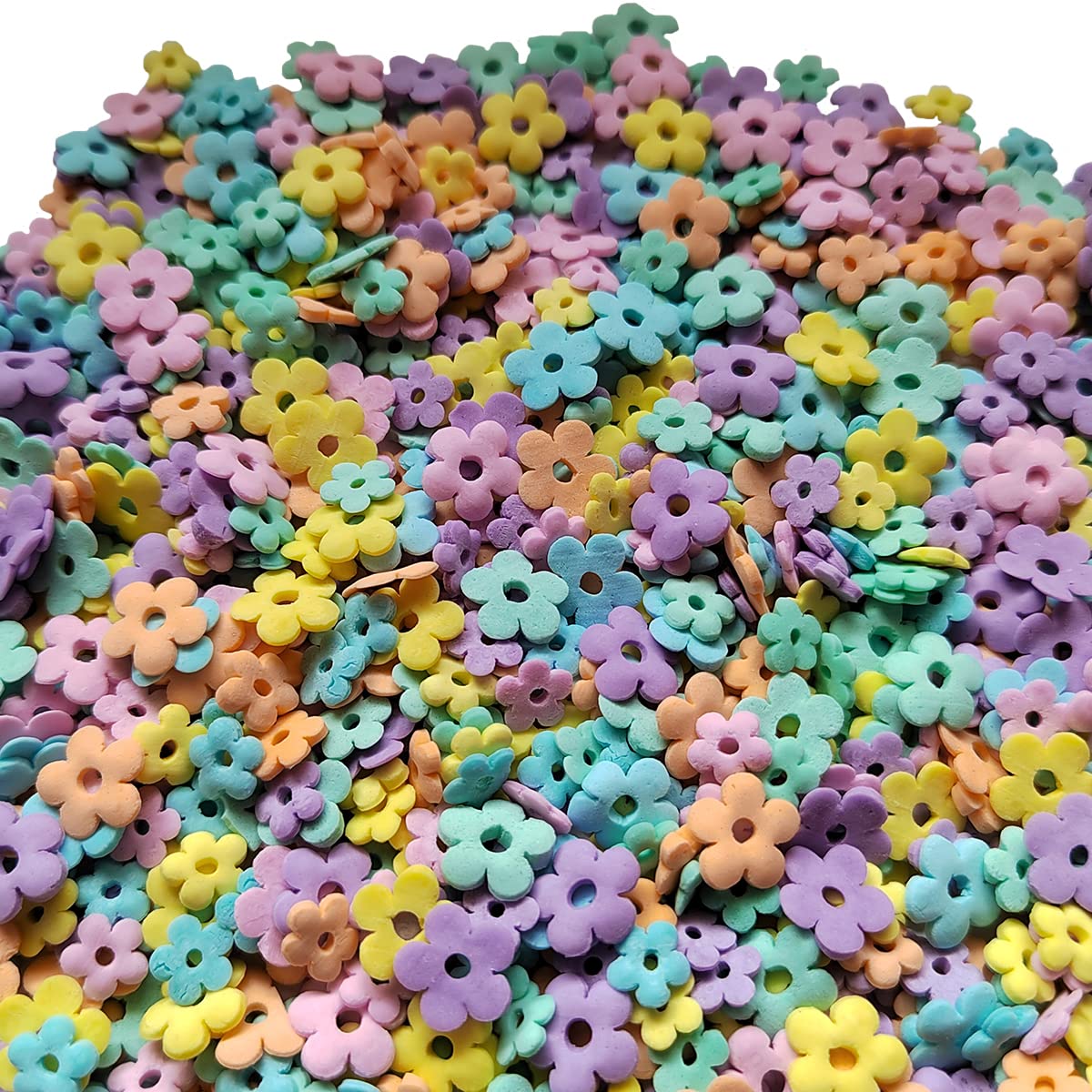 Homankit Edible Spring Flowers Sprinkles Ice Cream Sprinkle Sugar Candy Baking Cake Cupcake Toppers Cookie Donut Dessert Decoration 2.47 Ounces