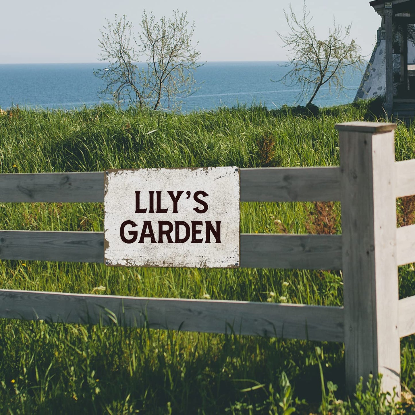 Rustic Custom Sign, Personalized Metal Signs, Gifts for Him Men Dad, Man Cave, Indoor and Outdoor Use 14x10 Inches, ACM, Fade Resistant, Made in The USA