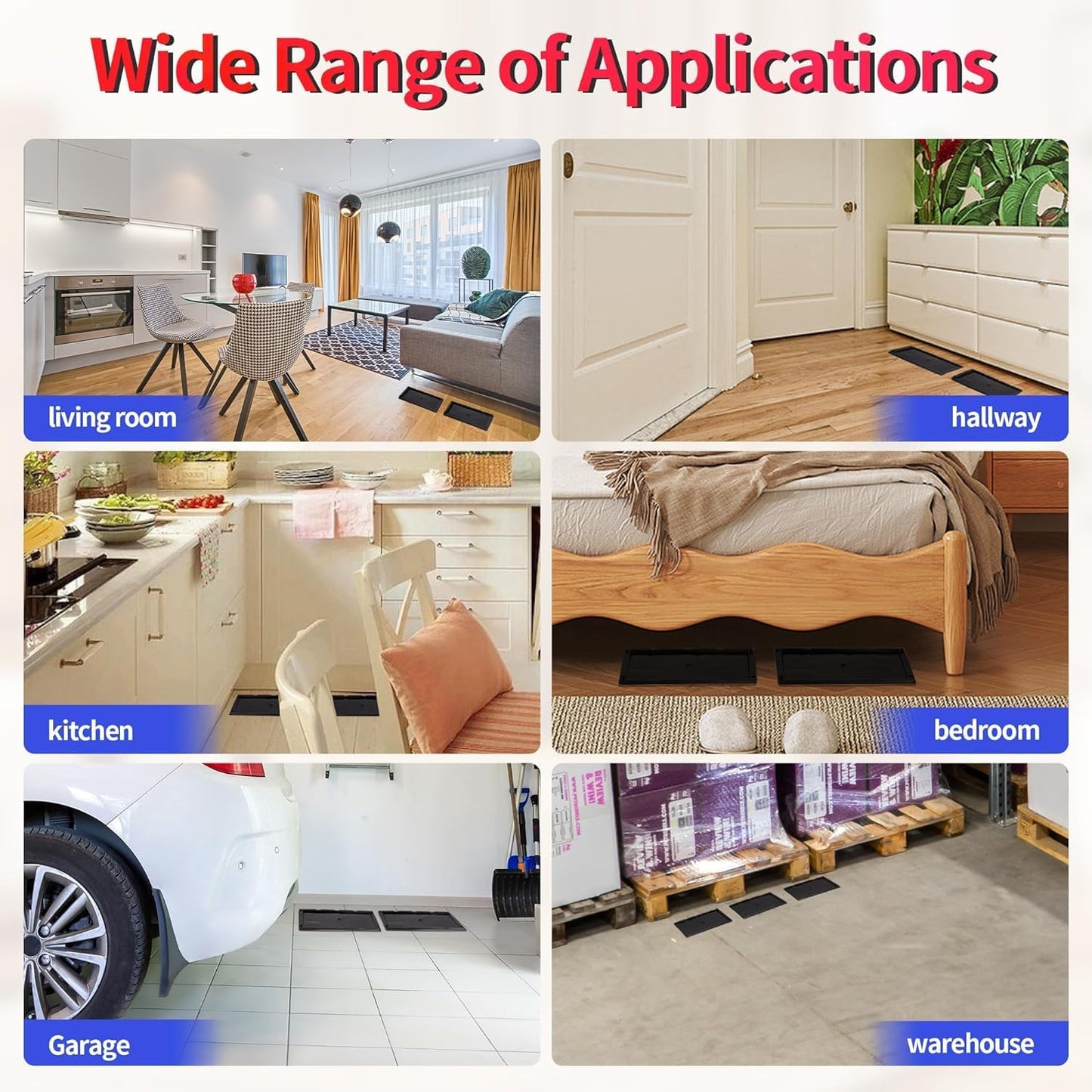 LULUCATCH Sticky Mouse Trap, 20 Pack Large Glue Traps, Pre-Baited Heavy Duty Non-Toxic Bulk Glue Boards Mouse Traps Indoor for Mice, Snakes, Rat, Insects, Cockroaches & Spiders, Pet Safe Easy to Use