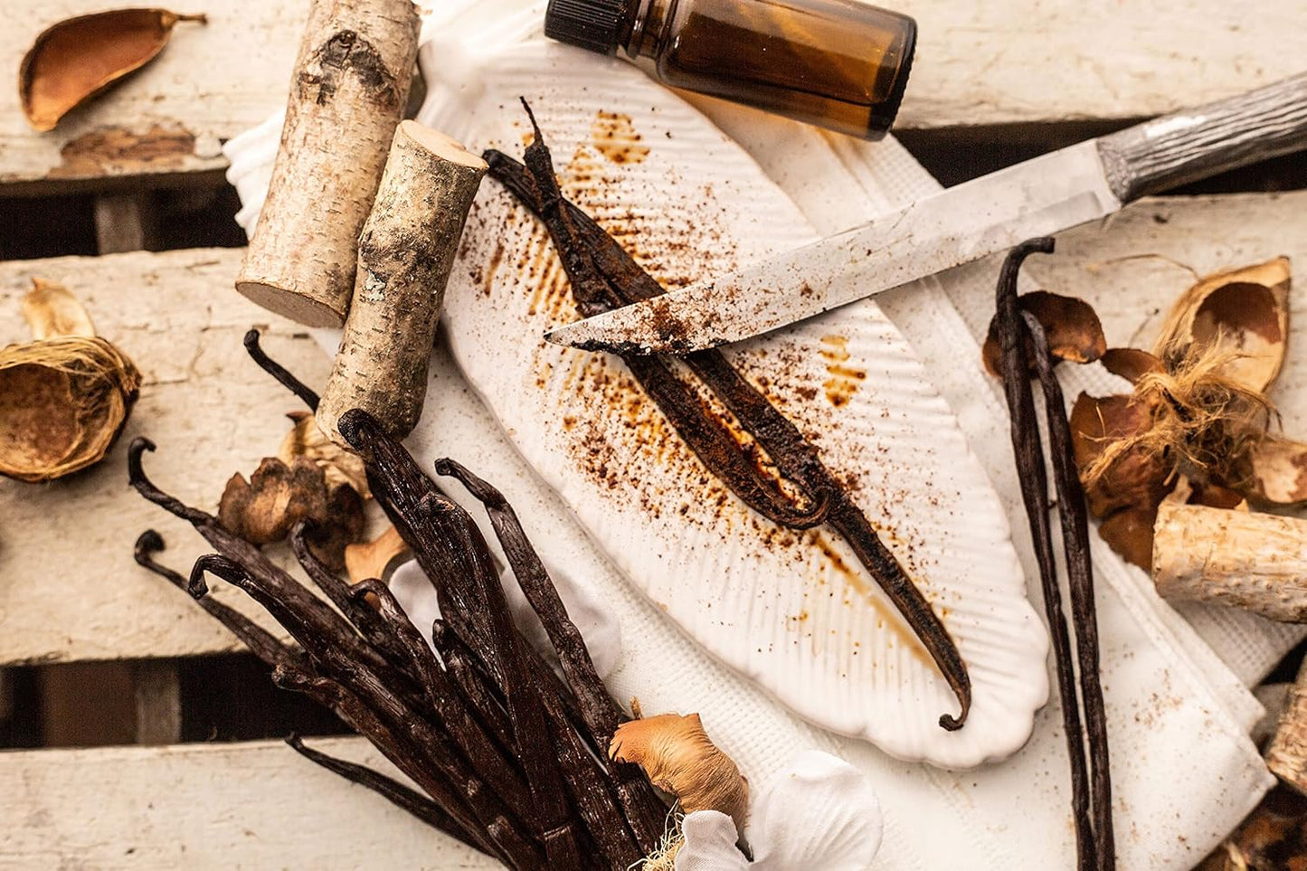 1 LB Organic Madagascar Vanilla Beans - Whole Extract Grade B Pods for Baking, Homemade Extract, Brewing, Coffee, Cooking - 16 Ounces