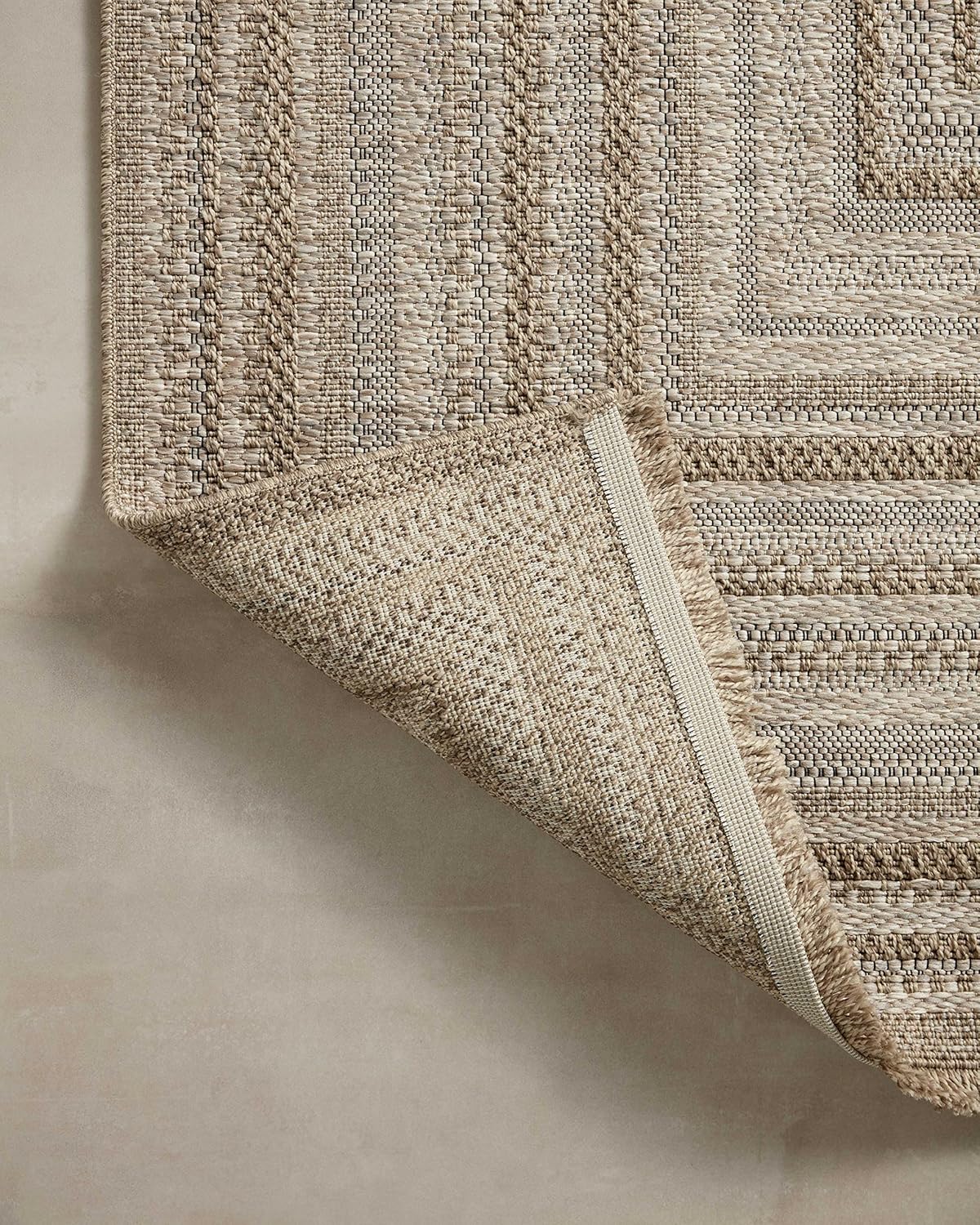 Loloi Dawn Collection Indoor/Outdoor DAW-01 Natural 2'-3" x 7'-7" Runner Rug