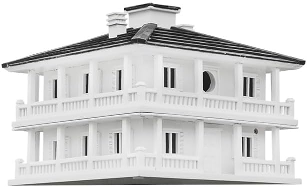 Clubhouse Bird House with Decorative Post Mounting Bracket