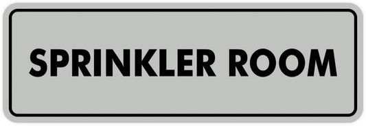 Signs ByLITA Standard Sprinkler Room Sign (Lt Gray) - Large