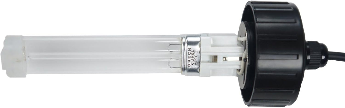 9W Non-Submersible UV Ultraviolet 11" Light Clarifier Lamp Filter for Aquarium Koi Pond Fish Tank