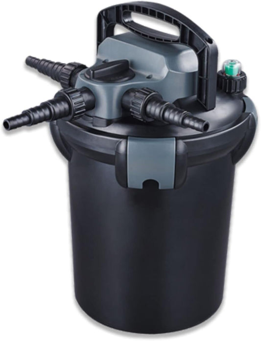 HALF OFF PONDS HOPPF-1000H Pressure Filter with Handle 9-Watt UV for Ponds to 2,000 Gallons