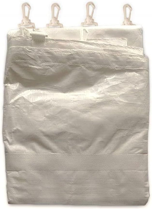 10' x 10' Economy Sidewall Kit for Canopy Tent, Complete Set of (4) White 10' Side Walls for 7' Foot Height Party Frame and Outdoor Canopy Pole Tents, Tent Not Included