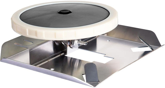 Pond & Lake Aeration Accessories, Pond DiffuserStainless Steel Chassis, Silicone Membrane Diffuser 1Pcs (Black EPDM)