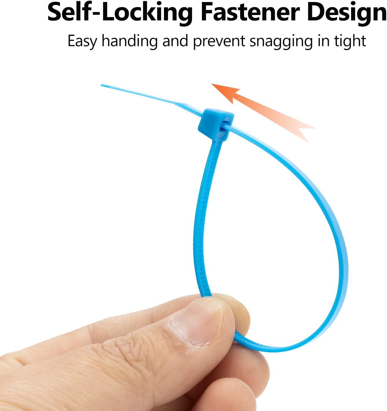 XINGO 100PCS Cable Zip Ties Heavy Duty, Premium Nylon Plastic Wire Ties with 50 Pounds Tensile Strength, Self-Locking Black Nylon Zip Ties for Indoor and Outdoor (12 inch, Silver)