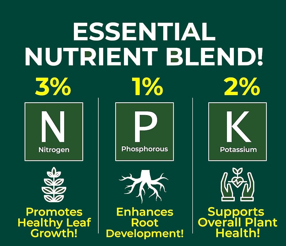 Professional Indoor Plants Spray Fertilizer Mist for Home Gardening | 3-1-2 Gentle Blend Mist for Healthy Leaves & Growth | Essential Nutrients for Indoor Plants - 8oz