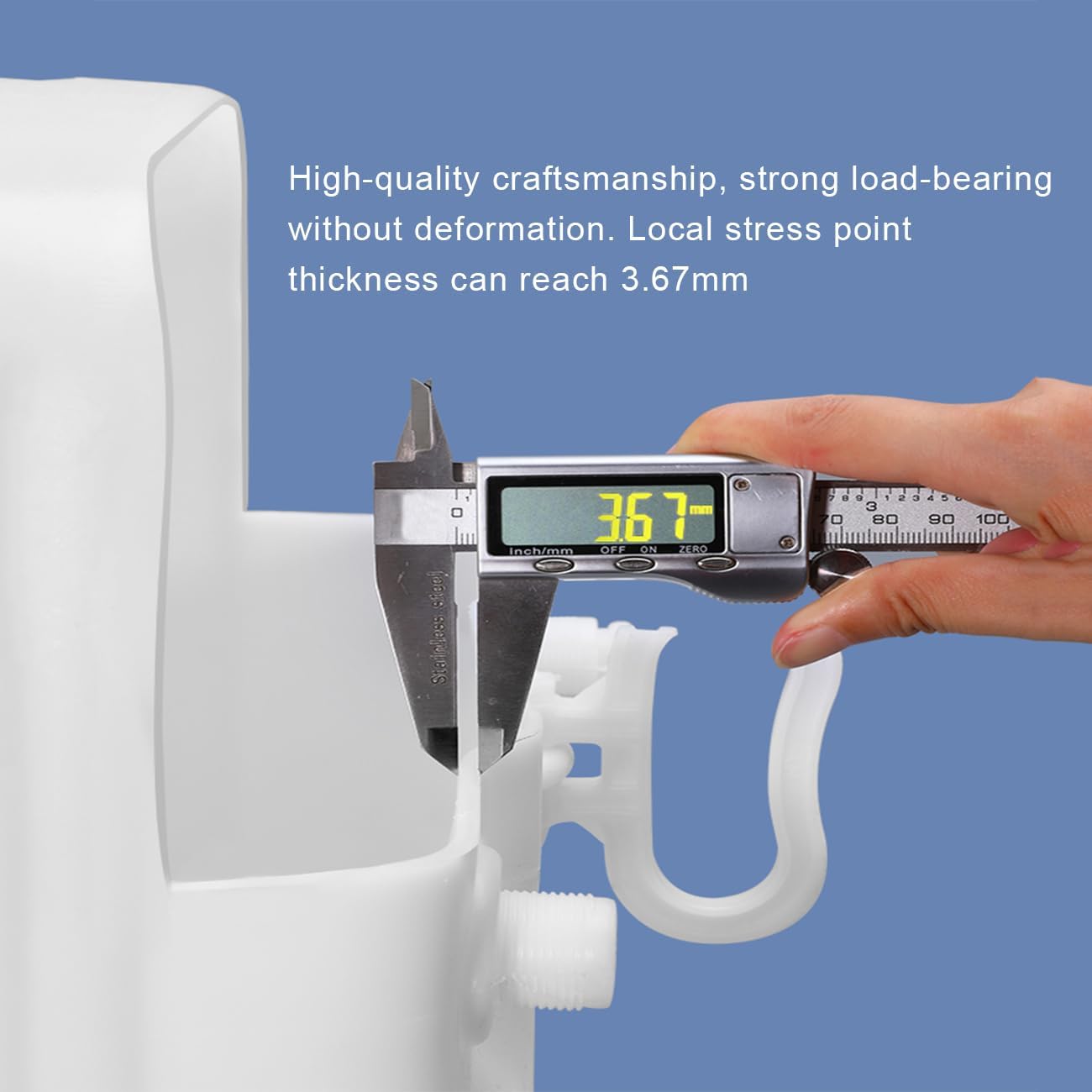 Water Storage Container with Spigot Hose, 52.8 Gallon Portable Water Tank Thick Water Dispenser Carrier Heavy Duty Water Bucket for Hiking Picnic Vehicle Outdoor Emergency(Size:35L/9.3Gal)