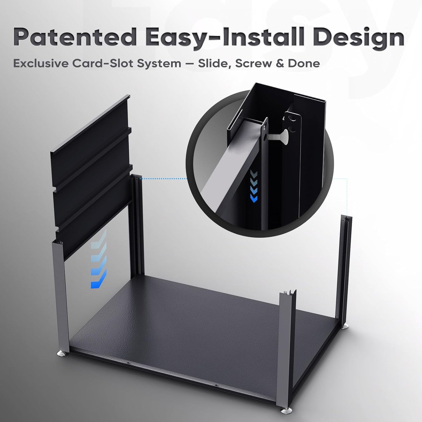 Quictent Metal Deck Box 150 Gallon Outdoor with Hydraulic Lid, Easy Assemble Waterproof Weather-Resistant Storage Bin, 660LBS Capacity for Patio/Garden/Poolside, Grey