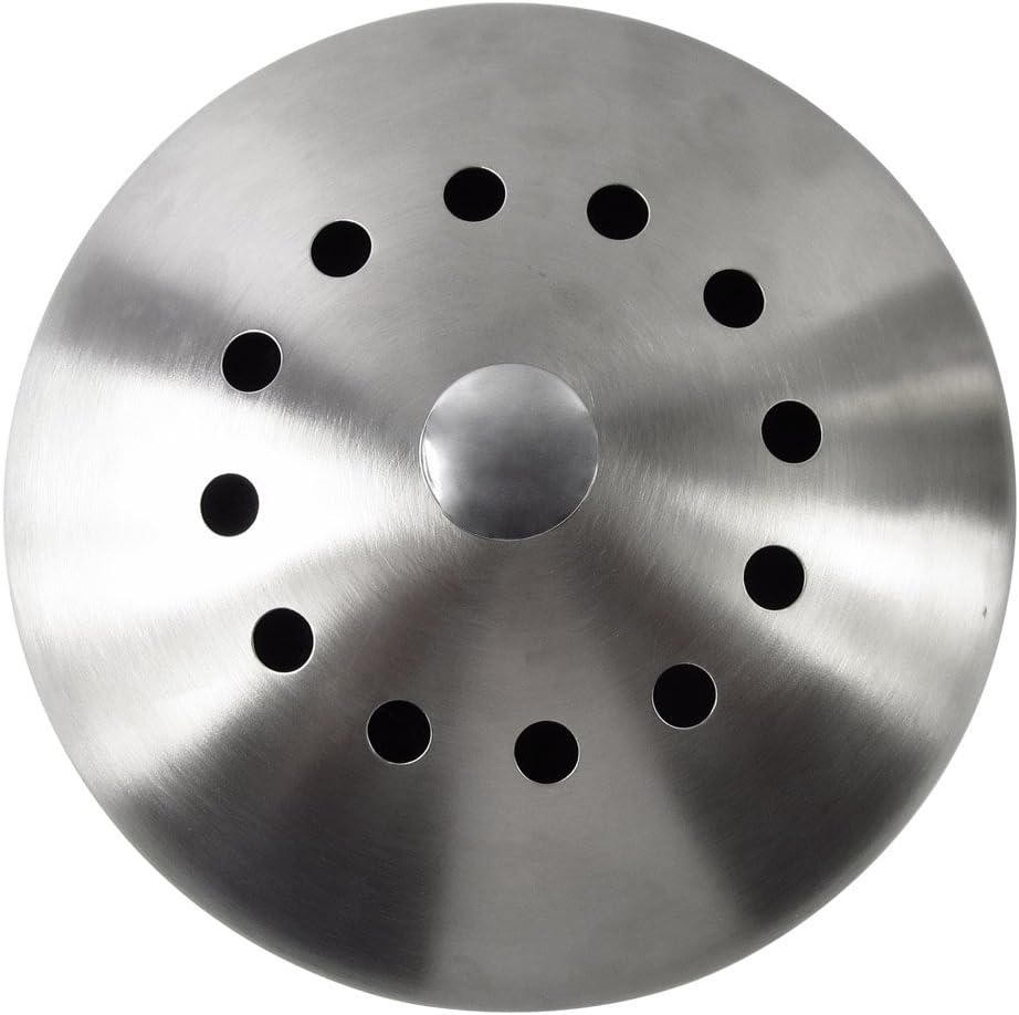 Abakoo Compost Bin 304 Stainless Steel Kitchen Composter Waste Pail Indoor Countertop Kitchen Bin Pail - Includes 4 Filters (1.3 Gallon)