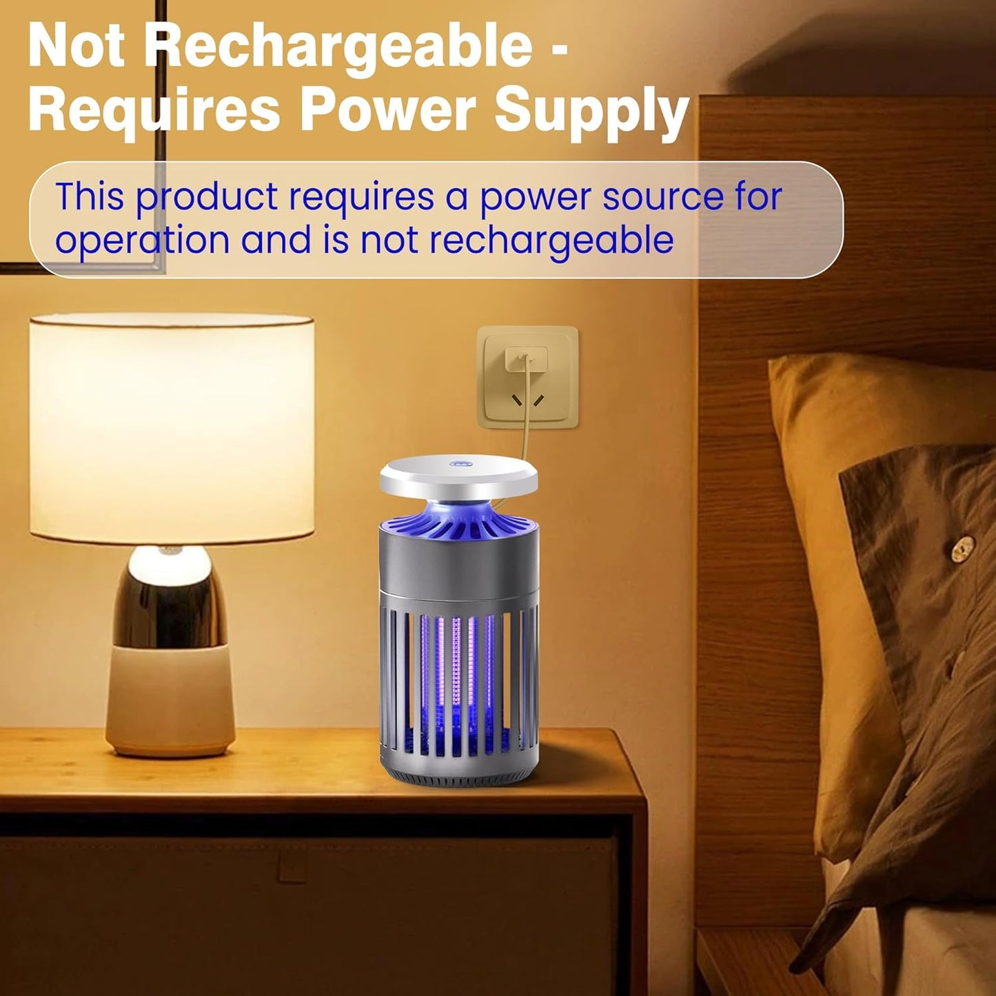 Pest Sniper Indoor Insect Trap,Attracts and Zaps Mosquitos, Gnats, Moths, Fruit Flies，2 in 1 Bug Zapper with Suction and Electric Grid