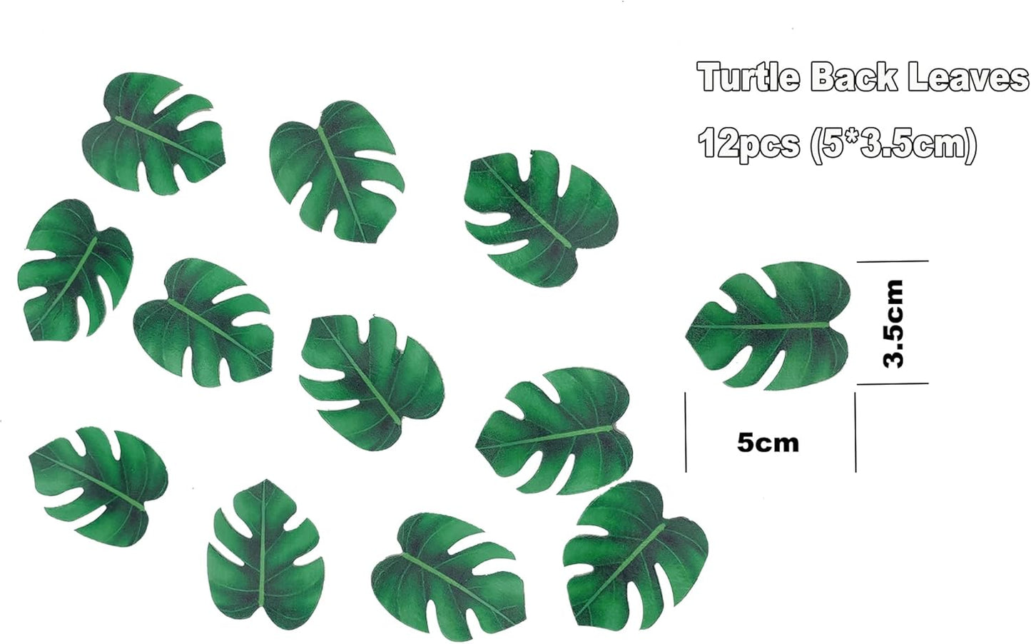90pcs Edible Butterfly, Flowers and Turtle Back Leaves Cake Topper Cupcake Toppers Wedding Themed Party Birthday Cake Decoration Mixed Size & Colour(Tasteless)