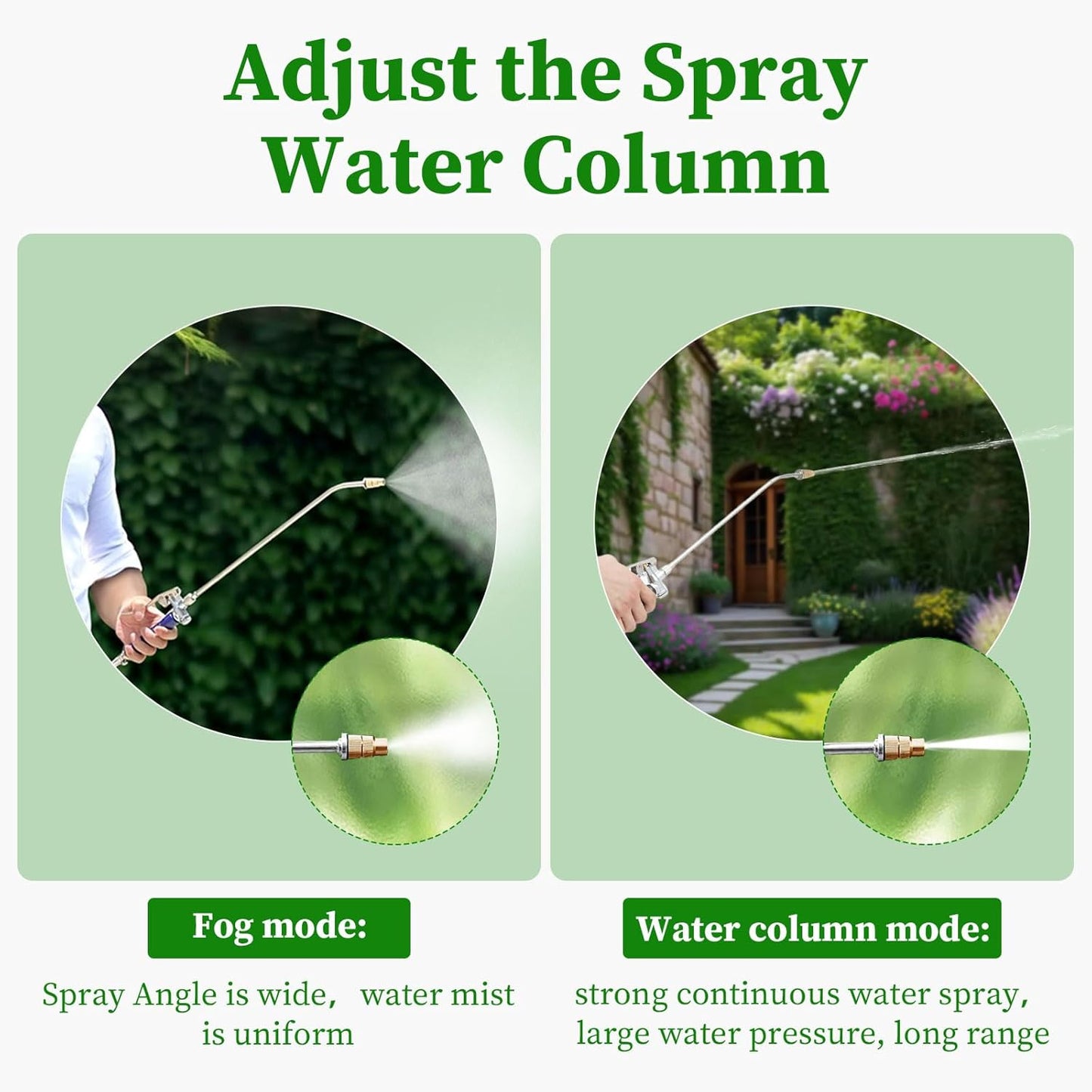 Stainless Steel Sprayer 3 Gallon - Steel Hand-Pump Sprayer, with 3.3-inch Reinforced Hose - Garden Sprayer for Home, Gardening, Ground Cleaning(3Gallon)