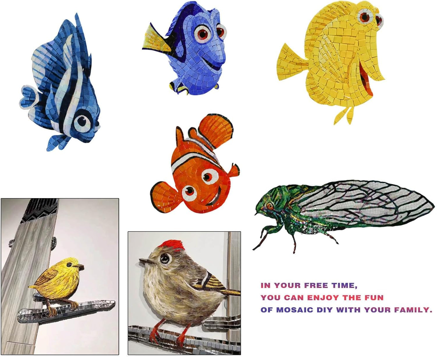 SMEIINIK 1.1lb Bulk Single Iridescent Color Mosaic Tiles for Crafts, Glass Mosaic Pieces for Mosaic Puzzles, Stained Glass Tiles for Mosaic DIY, Mosaic Making Supplies(AJ77-29)