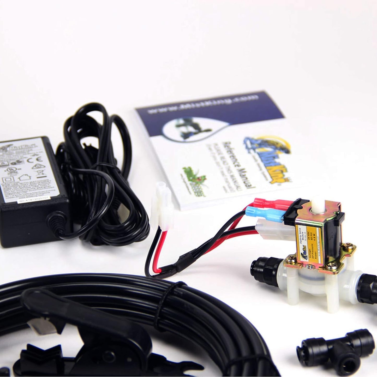 MistKing – Ultimate Misting System, 5th Gen | Used by Zoos, Institutions & Hobbyists | Expandable to 20 Nozzles | Extremely Fine Mist | 50 Micron Droplets | Upgraded Timer & Components |