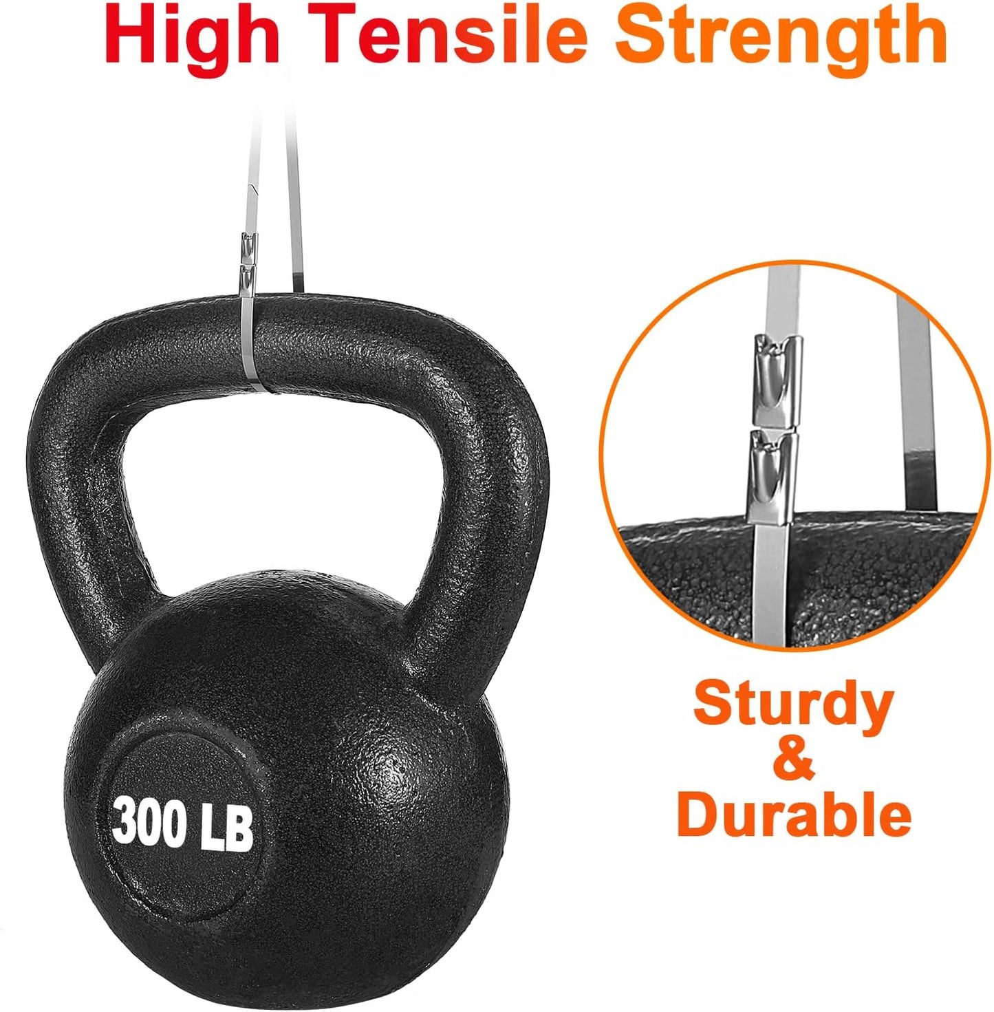 Metal Zip Ties (200PCS 11.8 Inch), 304 Stainless Steel, 300 LBS Heavy Duty Double Headed Self-locking Multi-Purpose Cable Ties for Exhaust Wrap, Chain Link Fence Parts, Machinery, Cables, Farms, Roofs