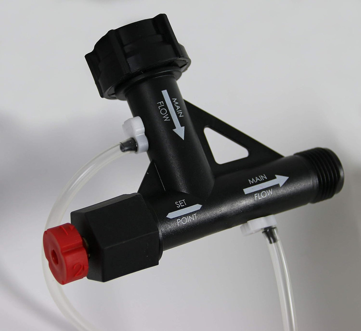 Chapin 4720 2-Gallon HydroFeed in-Line Fertilizing Injection System for Sprinklers and Direct Hose Use, 1-Pack, Translucent White