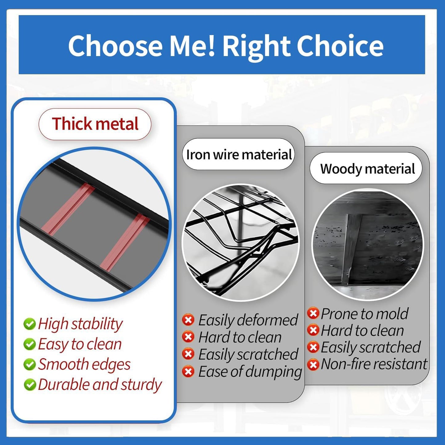 Garage Shelving Metal Storage Shelves 3000LBS 5-Tier Shelving Units Heavy Duty for Basement, Commercial, Warehouse, Industrial, Black