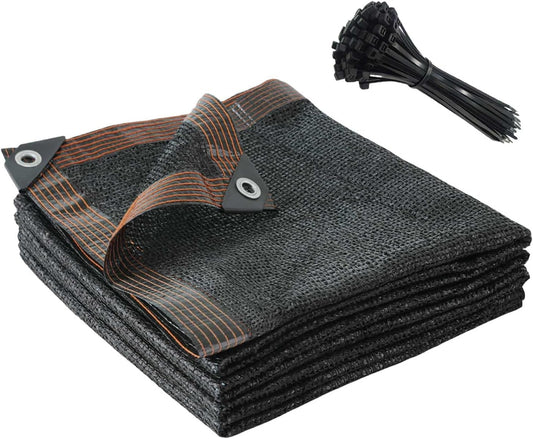 40% Shade Cloth for Garden, 10×13FT Plant Shade Cloth with Grommets Mesh Tarp for Greenhouse, Dog Kennel Cover, Chicken Coop, Patio Plants Outdoor Sun Shade