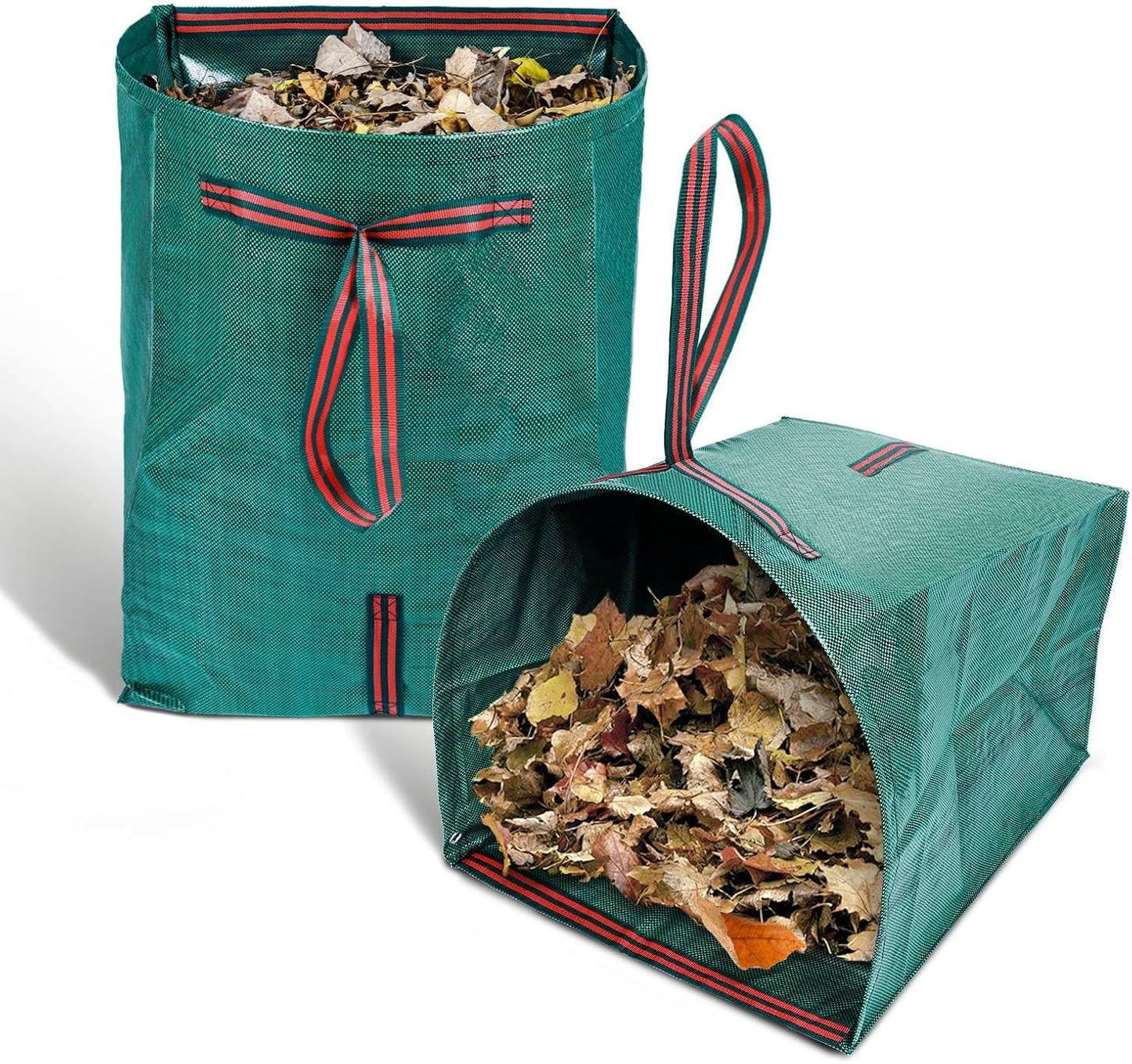 Leaf Collector, Large Yard Dustpan-Type Lawn and Leaf Bags, 53-Gallon Reusable Garden Bags for Leaves, Debris, Grass, Clippings, Lawn Trash