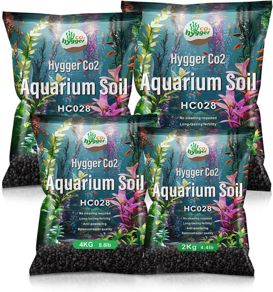 Upgraded Aquarium Soil Water Grass Mud, Ideal for Fish Tank Aquascaping Aquarium Substrate Soil for Plants and Shrimps, No Need to Wash (8.8 Pounds)