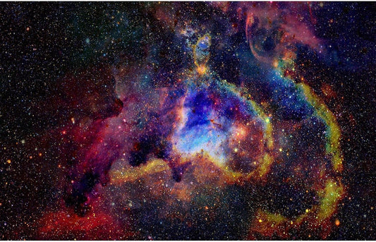 Outer Space Aquarium Background Fantasy Alien Planet Nebula and Galaxies Terrarium Background Stars Nebula Atmosphere Fish Tank Background Outer Space Reptile Tank Background 24x16in