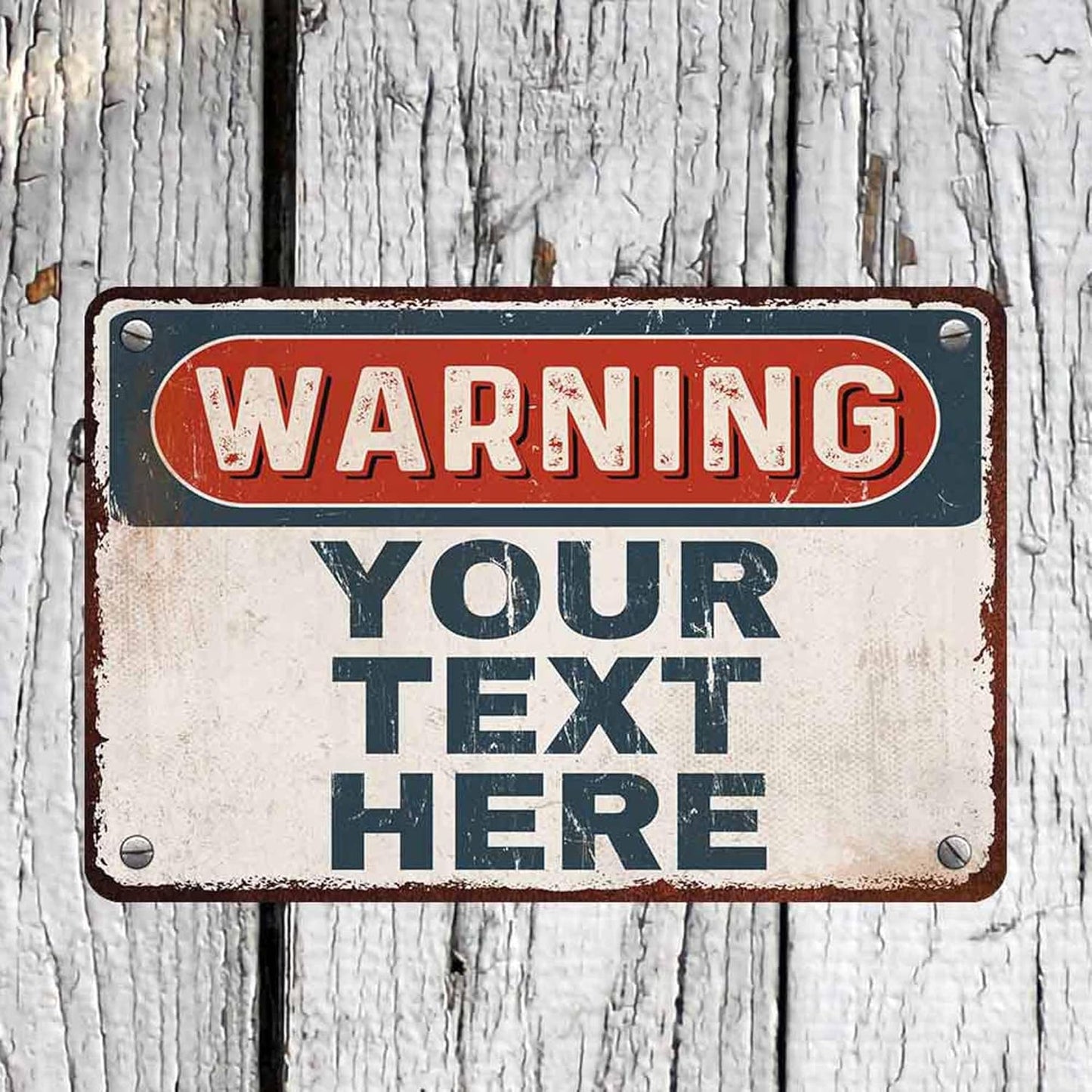 Custom Sign, Personalized Metal Signs, Customize for Office, Business, Workplace, Office, Home, Delivery Signs, Metal Sign With Your Own Image, Text,Photo, Pets, Kids Art Made in USA (Design 1)