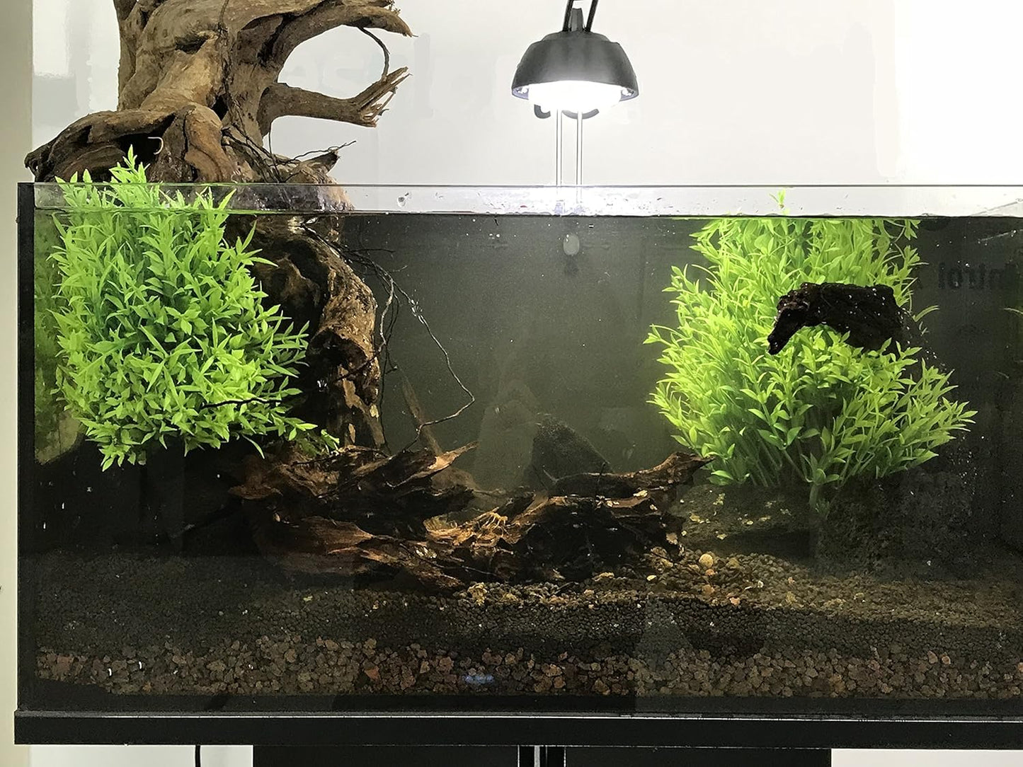 BEGONDIS Aquarium Decorations Fish Tank Artificial Green Water Plants Made of Soft Plastic