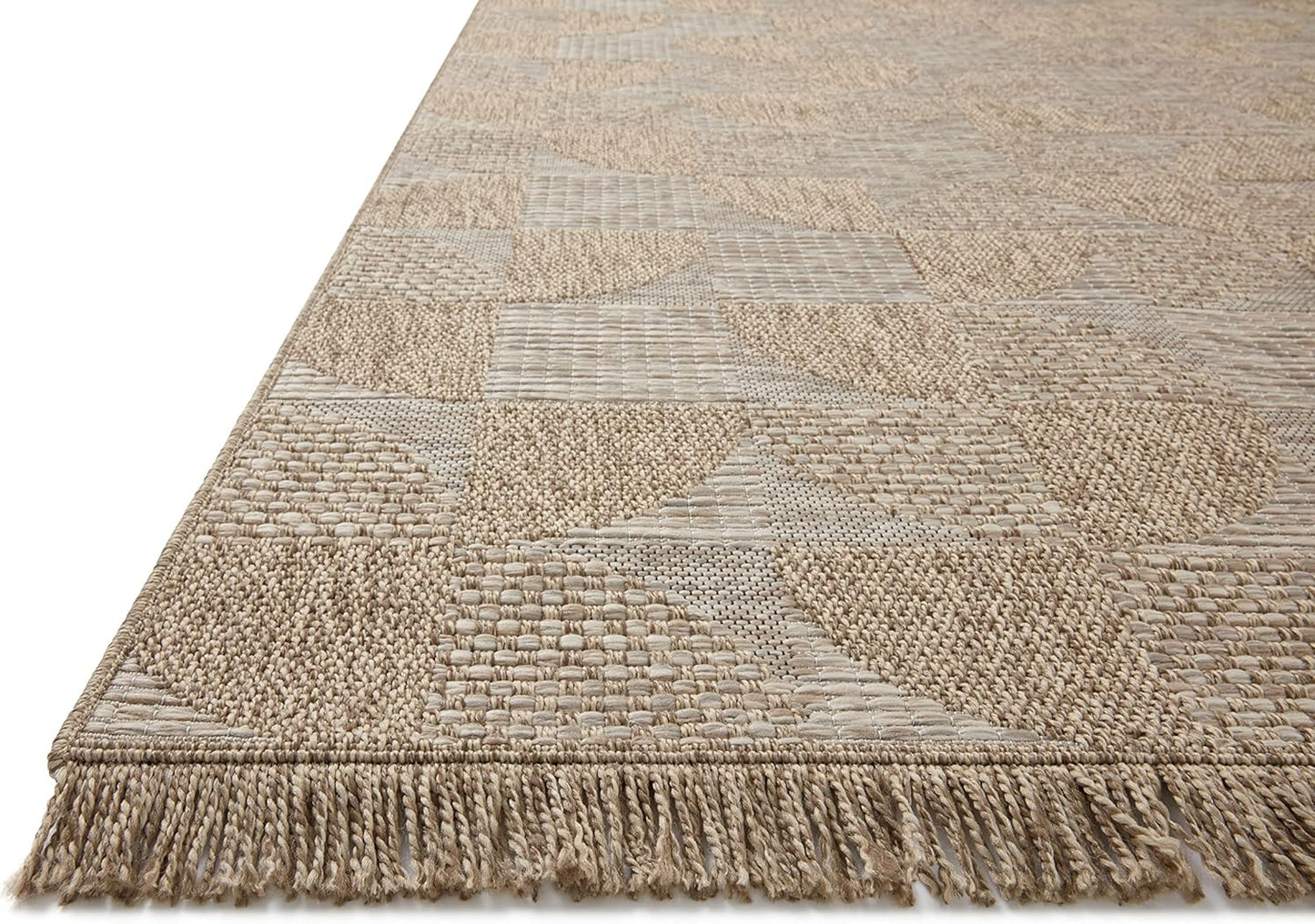 Loloi Dawn Collection Indoor/Outdoor DAW-08 Beige 7'-8" x 10' Area Rug