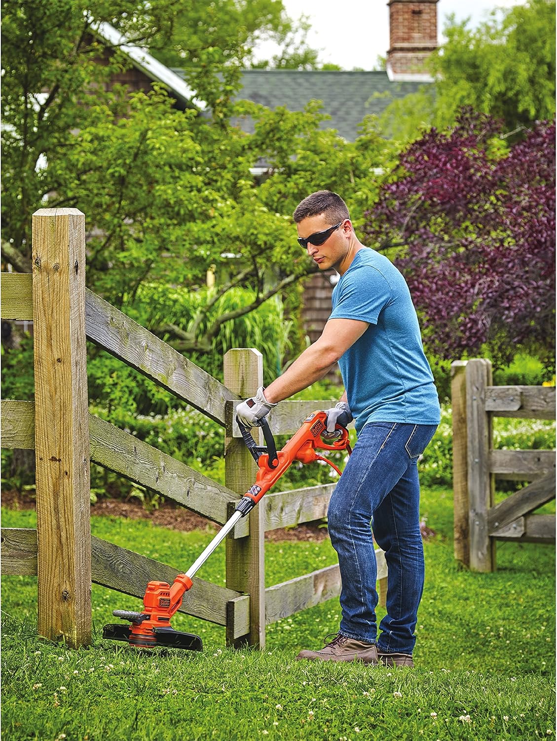 BLACK+DECKER String Trimmer, Electric, 14-inch (BESTE620)
