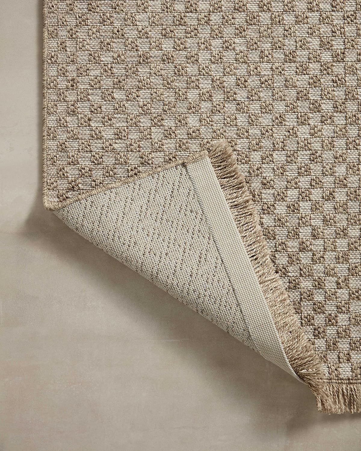 Loloi Dawn Collection Indoor/Outdoor DAW-02 Tan 2'-3" x 7'-7" Runner Rug